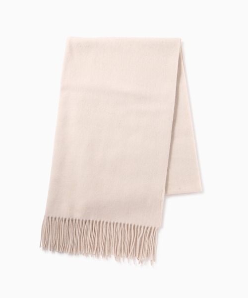 ROSE BUD（ローズバッド）の「ウールカシミヤストール（ストール/ショール・レディース・ブラック/ホワイト・ONE SIZE）」の4枚目の写真