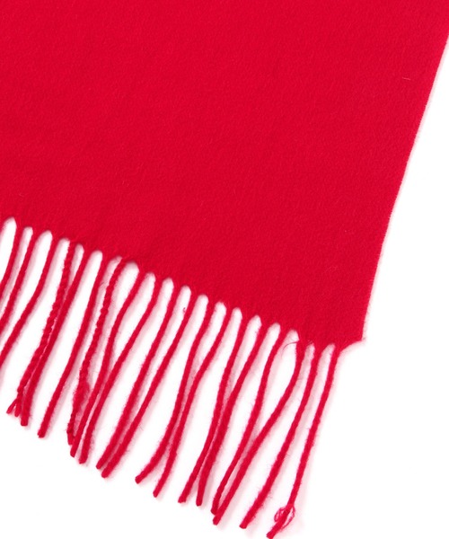 ROSE BUD（ローズバッド）の「ウールカシミヤストール（ストール/ショール・レディース・ブラック/ホワイト・ONE SIZE）」の6枚目の写真