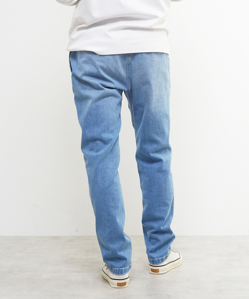 MEN'S MELROSE(メンズメルローズ)の「【Gramicci/グラミチ】ストレッチデニム NN-パンツ タイトクロップド | GMP5-SJP06(デニムパンツ・メンズ・サックスブルー/インディゴブルー・4/5/3)」の5枚目の写真