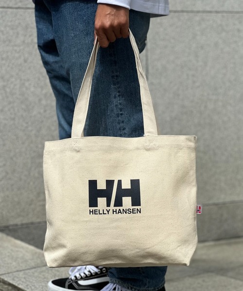 新品未使用HELLY HANSEN(ヘリーハンセン）トートバッグ　サンプル HELLY HANSEN ヘリーハンセン トートバッグ 横型 かばん ユニ