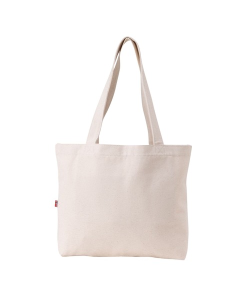 HELLY HANSEN（ヘリーハンセン）の「【HELLY HANSEN】Organic Cotton Logo Tote M オーガニックコットンロゴトートM（トートバッグ・メンズ・ブルー/ネイビー/レッド・ONE SIZE）」の4枚目の写真