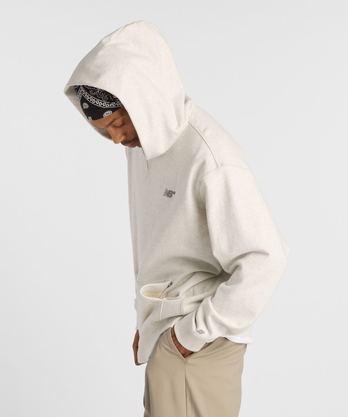 NEW BALANCE（ニューバランス）の「Numeric フレンチテリーフーディ（パーカー・メンズ・ベージュ/セージグリーン/グレイッシュベージュ・X-LARGE/LARGE/MEDIUM/SMALL）」の14枚目の写真