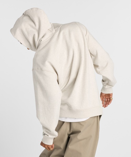 NEW BALANCE（ニューバランス）の「Numeric フレンチテリーフーディ（パーカー・メンズ・ベージュ/セージグリーン/グレイッシュベージュ・X-LARGE/LARGE/MEDIUM/SMALL）」の15枚目の写真