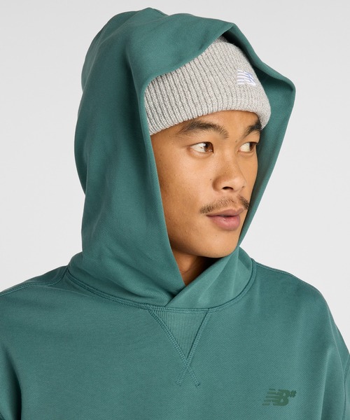 NEW BALANCE（ニューバランス）の「Numeric フレンチテリーフーディ（パーカー・メンズ・ベージュ/セージグリーン/グレイッシュベージュ・X-LARGE/LARGE/MEDIUM/SMALL）」の10枚目の写真