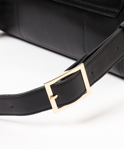 Elura（エルーラ）の「2wayロールバッグ／288164（ハンドバッグ・レディース・ブラック/アイボリー・ONE SIZE）」の18枚目の写真
