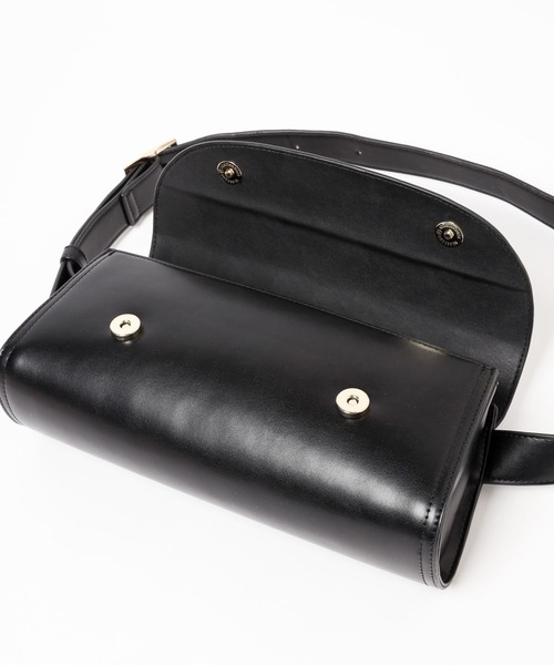Elura（エルーラ）の「2wayロールバッグ／288164（ハンドバッグ・レディース・ブラック/アイボリー・ONE SIZE）」の21枚目の写真
