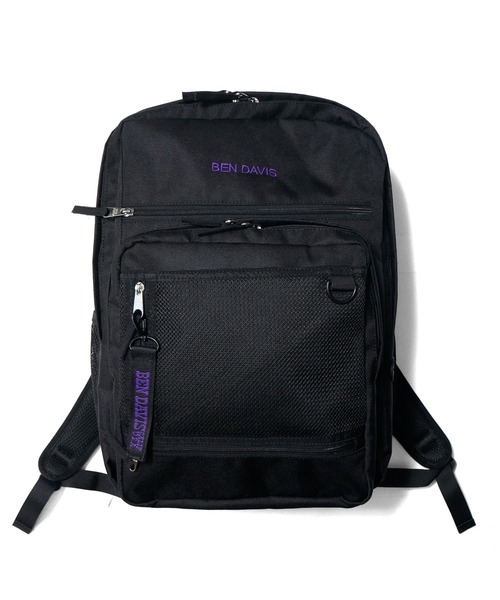 BEN DAVIS（ベンデイビス）の「《BEN DAVIS》BIG MESH DAYPACK 30L（バックパック/リュック・メンズ・ブラック×パープル/ブラック×レッド/ブラック×ホワイト・FREE）」の18枚目の写真