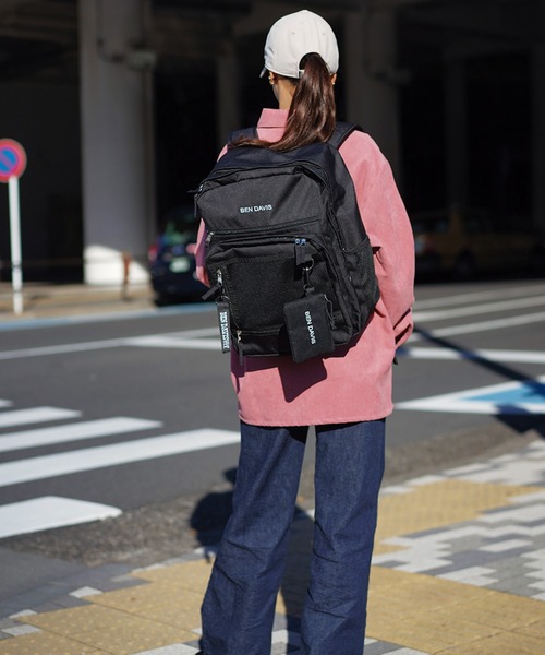 BEN DAVIS（ベンデイビス）の「《BEN DAVIS》BIG MESH DAYPACK 30L（バックパック/リュック・メンズ・ブラック×パープル/ブラック×レッド/ブラック×ホワイト・FREE）」の19枚目の写真