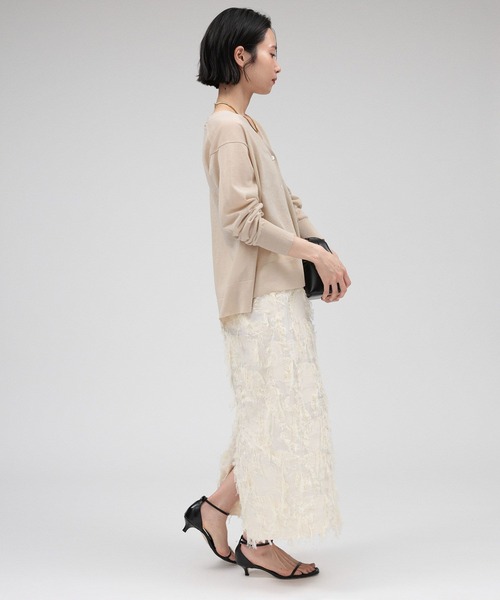 BABYLONE（バビロン）の「シアーフレアカーディガン（カーディガン/ボレロ・レディース・ブラック/ボルドー/ベージュ・フリー）」の19枚目の写真