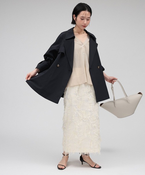 BABYLONE（バビロン）の「シアーフレアカーディガン（カーディガン/ボレロ・レディース・ブラック/ボルドー/ベージュ・フリー）」の22枚目の写真