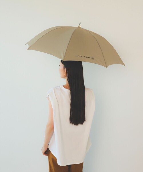 Mackintosh(マッキントッシュ)の「MACKINTOSH / HERIOT ソリッド 長傘(長傘・レディース・ベージュ/レッド/ブラウン/ダークグリーン・ONE SIZE)」の5枚目の写真