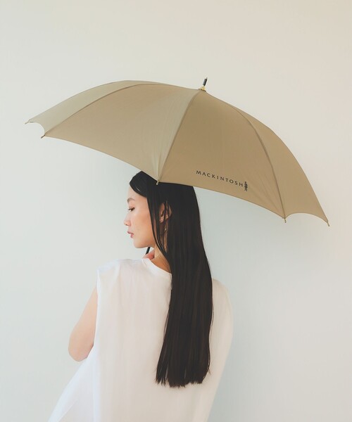 Mackintosh(マッキントッシュ)の「MACKINTOSH / HERIOT ソリッド 長傘(長傘・レディース・ベージュ/レッド/ブラウン/ダークグリーン・ONE SIZE)」の6枚目の写真