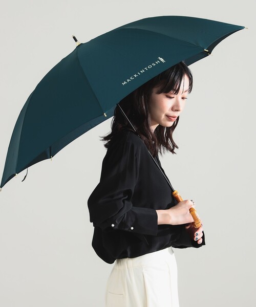 Mackintosh(マッキントッシュ)の「MACKINTOSH / HERIOT ソリッド 長傘(長傘・レディース・ベージュ/レッド/ブラウン/ダークグリーン・ONE SIZE)」の7枚目の写真