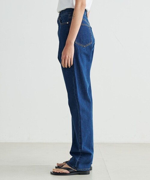EDITION（エディション）の「エッセンシャルデニム ストレートパンツ（デニムパンツ・レディース・ブルー/ネイビー・34/36/38）」の5枚目の写真