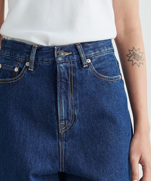 EDITION（エディション）の「エッセンシャルデニム ストレートパンツ（デニムパンツ・レディース・ブルー/ネイビー・34/36/38）」の8枚目の写真