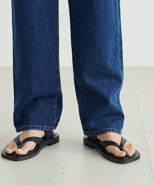 EDITION（エディション）の「エッセンシャルデニム ストレートパンツ（デニムパンツ・レディース・ブルー/ネイビー・34/36/38）」の11枚目の写真