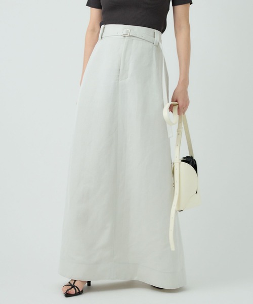 Chaos（カオス）の「Chaos(カオス)/シャウエンロングスカート【セットアップ可】（スカート・レディース・グレー/サックスブルー・38/36）」の2枚目の写真