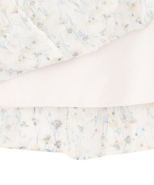 PROPORTION BODY DRESSING（プロポーションボディドレッシング）の「ウエストシャーリングラッフルワンピース / 1215140408（ワンピース・レディース・イエロー/ブルー・MEDIUM/SMALL）」の12枚目の写真