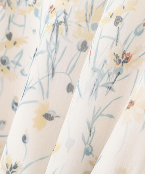 PROPORTION BODY DRESSING（プロポーションボディドレッシング）の「ウエストシャーリングラッフルワンピース / 1215140408（ワンピース・レディース・イエロー/ブルー・MEDIUM/SMALL）」の13枚目の写真