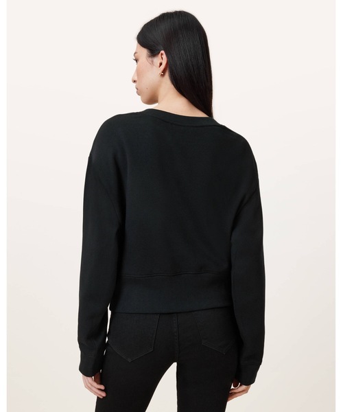 ALLSAINTS(オールセインツ)の「SLITHA SEPARO SEQUIN SWEATSHIRT | SLITHA SEPARO スパンコール スウェットシャツ(スウェット・レディース・ブラック・XS/S/M)」の6枚目の写真