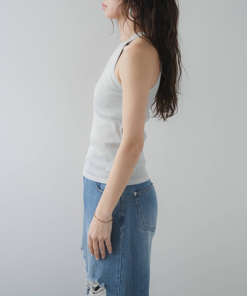 ホルターネックラメタンク（キャミソール）｜bohmal（ボマール）の
