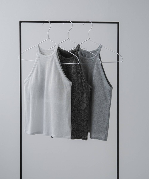 ホルターネックラメタンク（キャミソール）｜bohmal（ボマール）の