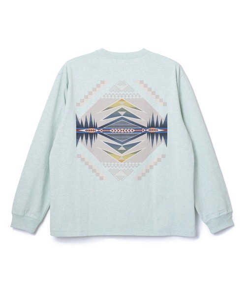 PENDLETON（ペンドルトン）の「PENDLETON/ペンドルトン L/SバックプリントTee【Unisex】（Tシャツ/カットソー・レディース・ミント/ピンク/ホワイト/ホワイト系その他/ブラック・MEDIUM/LARGE）」の4枚目の写真