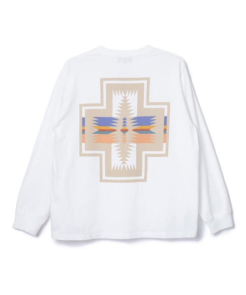 PENDLETON（ペンドルトン）の「PENDLETON/ペンドルトン L/SバックプリントTee【Unisex】（Tシャツ/カットソー・レディース・ミント/ピンク/ホワイト/ホワイト系その他/ブラック・MEDIUM/LARGE）」の6枚目の写真