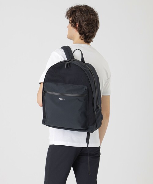 BLACK LABEL CRESTBRIDGE（ブラックレーベル・クレストブリッジ）の「【BLACK lab.】PERTEX(R)SHIELDAIRメッシュコンビデイパック（バックパック/リュック・メンズ・ブラック・FREE）」の2枚目の写真