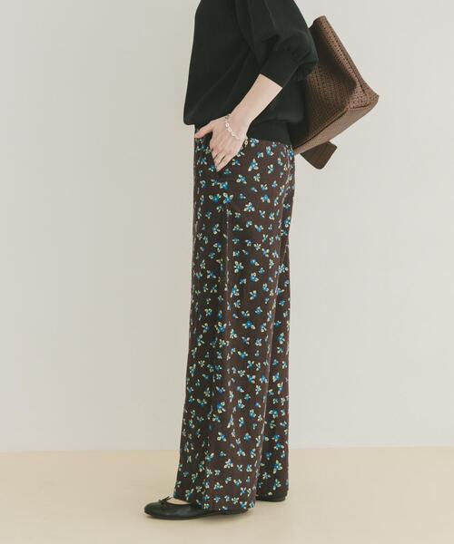 ITEMS URBANRESEARCH(アイテムズ アーバンリサーチ)の「『Sサイズあり』『洗濯可』リネンレーヨンワイドパンツ(その他パンツ・レディース・グリーン/ブラック/ブラック系その他/ライトベージュ/ブルー系その他/ホワイト系その他・MEDIUM/SMALL)」の8枚目の写真