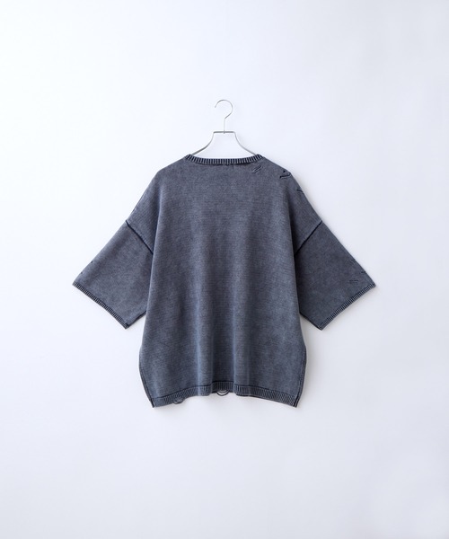 50s USA ビンテージ サマーニットTIMEWORN CLOTHING Vintage style summer sweater「Thunderbird」/ヴィンテージ