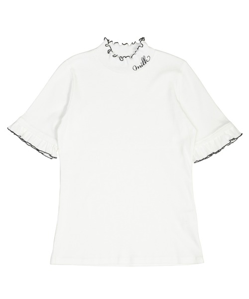 ロゴハイネック Tシャツ（Tシャツ/カットソー）｜MILK（ミルク）の
