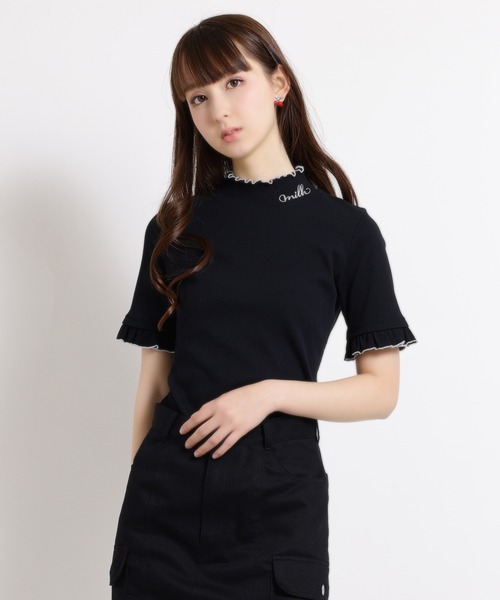 MILK（ミルク）の「ロゴハイネック Tシャツ（Tシャツ/カットソー・レディース・C/B/A・FREE）」の3枚目の写真