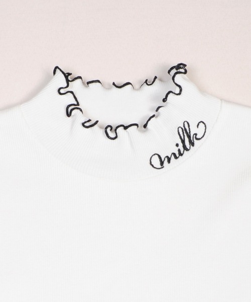 MILK（ミルク）の「ロゴハイネック Tシャツ（Tシャツ/カットソー・レディース・C/B/A・FREE）」の12枚目の写真