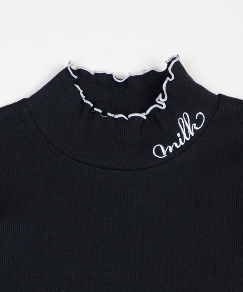 MILK（ミルク）の「ロゴハイネック Tシャツ（Tシャツ/カットソー・レディース・C/B/A・FREE）」の8枚目の写真