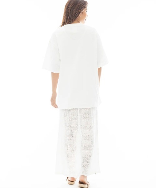 BILLABONG(ビラボン)の「BILLABONG レディース ENSEMBLE TEE ONEPIECE ワンピース 【2025年春夏モデル】/ビラボン(ワンピース・レディース・ホワイト/ブラック・MEDIUM)」の3枚目の写真