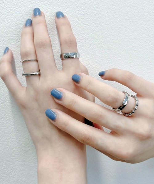 WEGO(ウィゴー)の「WEGO/【5点セット】ステンレスリング(リング・レディース・その他1/その他2/その他3・FREE)」の1枚目の写真