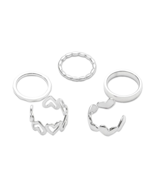 WEGO(ウィゴー)の「WEGO/【5点セット】ステンレスリング(リング・レディース・その他1/その他2/その他3・FREE)」の7枚目の写真