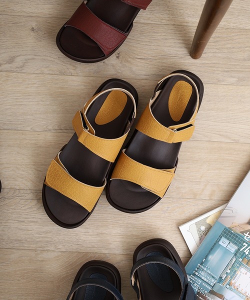 Re:getA(リゲッタ)の「Re:getA バックベルト付きグミサンダル 22.0cm ~ 25.5㎝ R279(サンダル・レディース・ライトブルー/ブラック/アイボリー/レッド/ダークブルー/マスタード・L/LL/S/M)」の5枚目の写真
