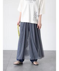 セール】LAYLA DOUBLE LAYER SHEER SKIRT（スカート）｜Ameri（アメリ