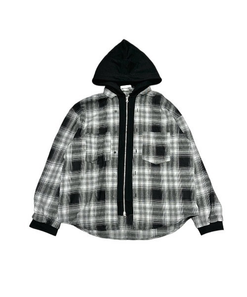 XU】layered check shirts（シャツ/ブラウス）｜XU（エックス