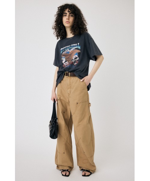 LOW CLOTCH ペインターパンツ 1 One Wash MOUSSY | LOW CLOTCH ペインターパンツ (ワイド ) |SHEL'TTER