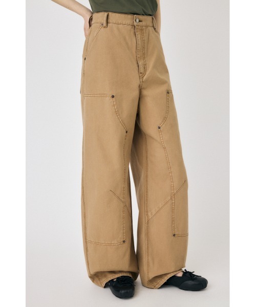 MOUSSY（マウジー）の「LOW CLOTCH PAINTER パンツ（その他パンツ・レディース・ワンウォッシュ/ベージュ・1/2/0）」の7枚目の写真