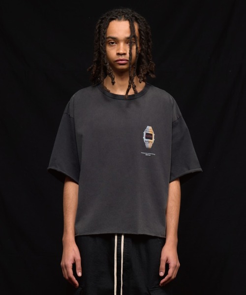 Tシャツ・カットソー DankeSchon DankeSchon CUTOFF S/S TEE WATCH セール】DankeSchon/ダンケシェーン/CUTOFF S/S TEE WATCH（T