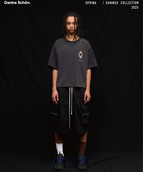Tシャツ・カットソー DankeSchon DankeSchon CUTOFF S/S TEE WATCH セール】DankeSchon/ダンケシェーン/CUTOFF S/S TEE WATCH(T