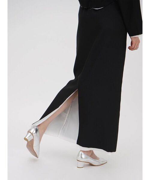 :ETHROF(イーサオブ)の「CUT-OFF DESIGN LONG SKIRT(スカート・レディース・ブラック・MEDIUM)」の14枚目の写真