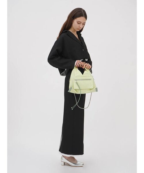 :ETHROF(イーサオブ)の「CUT-OFF DESIGN LONG SKIRT(スカート・レディース・ブラック・MEDIUM)」の2枚目の写真