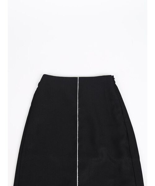 :ETHROF(イーサオブ)の「CUT-OFF DESIGN LONG SKIRT(スカート・レディース・ブラック・MEDIUM)」の6枚目の写真