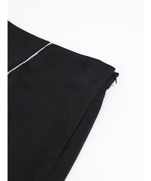 :ETHROF(イーサオブ)の「CUT-OFF DESIGN LONG SKIRT(スカート・レディース・ブラック・MEDIUM)」の8枚目の写真