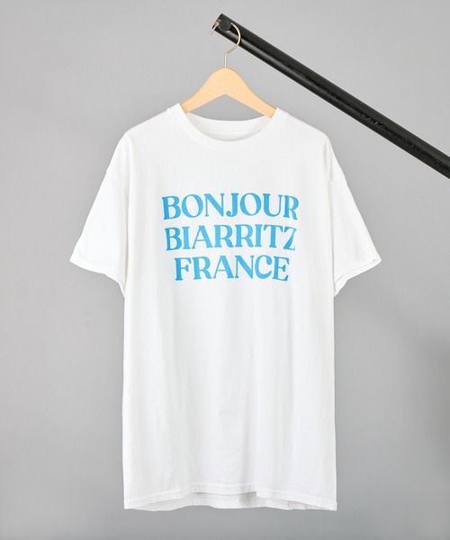 MADISONBLUE Bonjour Tシャツ　ボンジュール MADISONBLUE - マディソンブルー Bonjour ボンジュール 白t